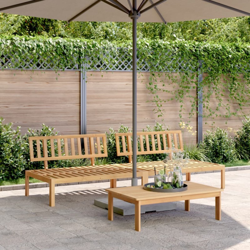 vidaXL Garten-Mittelsofas aus Paletten 2 Stk. Massivholz Akazie vidaXL Garten-Mittelsofas aus Paletten 2 Stk. Massivholz Akazie