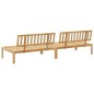 vidaXL Garten-Mittelsofas aus Paletten 2 Stk. Massivholz Akazie vidaXL Garten-Mittelsofas aus Paletten 2 Stk. Massivholz Akazie