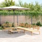 vidaXL 5-tlg. Garten-Sofagarnitur aus Paletten Massivholz Akazie vidaXL 5-tlg. Garten-Sofagarnitur aus Paletten Massivholz Akazie