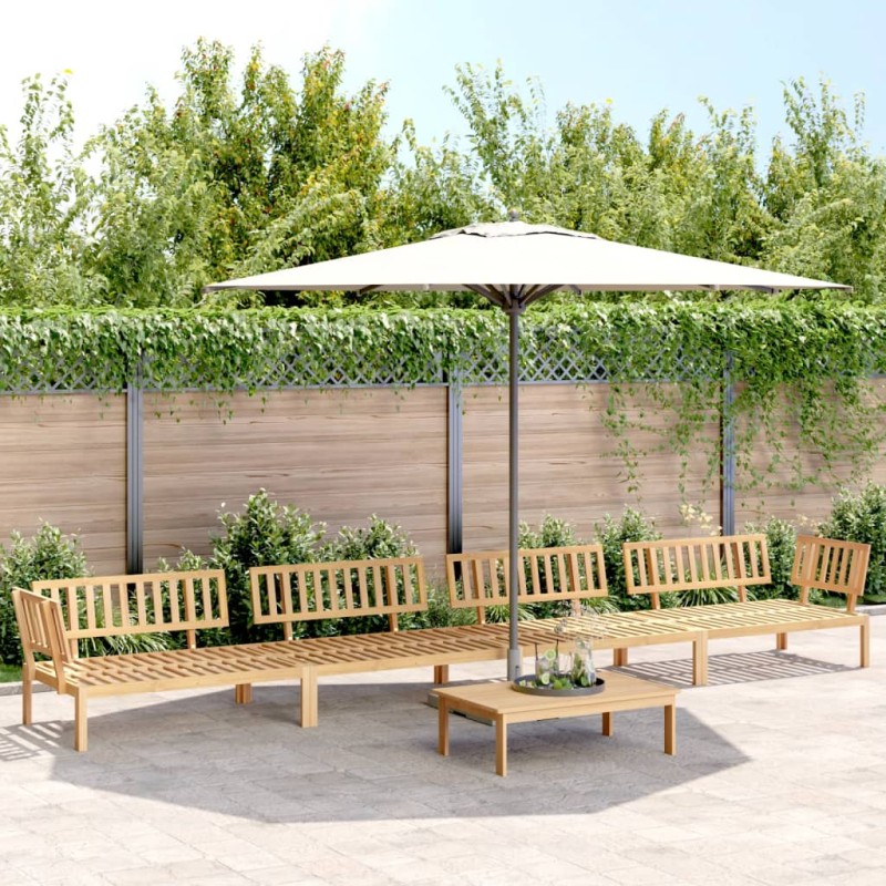 vidaXL 5-tlg. Garten-Sofagarnitur aus Paletten Massivholz Akazie vidaXL 5-tlg. Garten-Sofagarnitur aus Paletten Massivholz Akazie