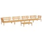 vidaXL 5-tlg. Garten-Sofagarnitur aus Paletten Massivholz Akazie vidaXL 5-tlg. Garten-Sofagarnitur aus Paletten Massivholz Akazie