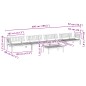 vidaXL 5-tlg. Garten-Sofagarnitur aus Paletten Massivholz Akazie vidaXL 5-tlg. Garten-Sofagarnitur aus Paletten Massivholz Akazie