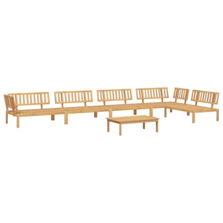 vidaXL 6-tlg. Garten-Sofagarnitur aus Paletten Massivholz Akazie