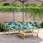 vidaXL 3-tlg. Garten-Sofagarnitur aus Paletten mit Kissen Akazienholz vidaXL 3-tlg. Garten-Sofagarnitur aus Paletten mit Kissen Akazienholz