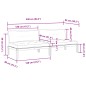 vidaXL Garten-Mittelsofas aus Paletten 2 Stk. mit Kissen Akazienholz vidaXL Garten-Mittelsofas aus Paletten 2 Stk. mit Kissen Akazienholz