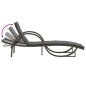vidaXL Sonnenliegen 2 Stk. mit Auflagen Grau Poly Rattan vidaXL Sonnenliegen 2 Stk. mit Auflagen Grau Poly Rattan