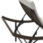 vidaXL Sonnenliegen 2 Stk. mit Auflagen Braun Poly Rattan vidaXL Sonnenliegen 2 Stk. mit Auflagen Braun Poly Rattan