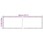 vidaXL Balkon-Sichtschutz Weiß 400x90 cm PVC vidaXL Balkon-Sichtschutz Weiß 400x90 cm PVC