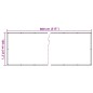 vidaXL Balkon-Sichtschutz Pflanzen-Optik Grün 800x120 cm PVC vidaXL Balkon-Sichtschutz Pflanzen-Optik Grün 800x120 cm PVC