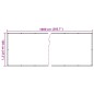 vidaXL Balkon-Sichtschutz Weiß 1000x120 cm PVC vidaXL Balkon-Sichtschutz Weiß 1000x120 cm PVC