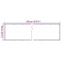 vidaXL Balkon-Sichtschutz Steinoptik Grau 700x90 cm PVC vidaXL Balkon-Sichtschutz Steinoptik Grau 700x90 cm PVC