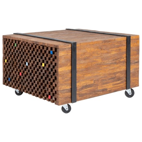 vidaXL Beistelltisch Teak 60x60x38 cm