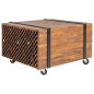 vidaXL Beistelltisch Teak 60x60x38 cm vidaXL Beistelltisch Teak 60x60x38 cm