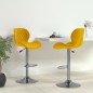 vidaXL Barhocker 2 Stk. Senfgelb Samt vidaXL Barhocker 2 Stk. Senfgelb Samt