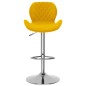 vidaXL Barhocker 2 Stk. Senfgelb Samt vidaXL Barhocker 2 Stk. Senfgelb Samt