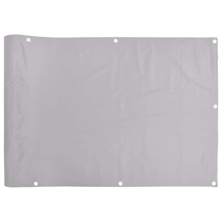 vidaXL Balkon-Sichtschutz Grau 600x90 cm PVC