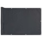 vidaXL Balkon-Sichtschutz Anthrazit 700x90 cm PVC vidaXL Balkon-Sichtschutz Anthrazit 700x90 cm PVC