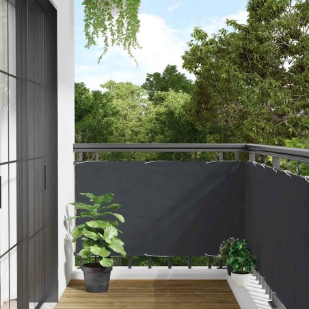 vidaXL Balkon-Sichtschutz Anthrazit 500x90 cm PVC