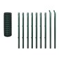 vidaXL Eurozaun Stahl 10 x 1,5 m Grün vidaXL Eurozaun Stahl 10 x 1,5 m Grün