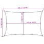 vidaXL Sonnensegel 160 g/m² Taupe 2,5x3,5 m HDPE vidaXL Sonnensegel 160 g/m² Taupe 2,5x3,5 m HDPE