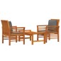 vidaXL 3-tlg. Garten-Lounge-Set mit Kissen Massivholz Akazie vidaXL 3-tlg. Garten-Lounge-Set mit Kissen Massivholz Akazie