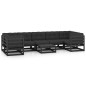 8-tlg. Garten-Lounge-Set mit Kissen Schwarz Kiefer Massivholz 8-tlg. Garten-Lounge-Set mit Kissen Schwarz Kiefer Massivholz