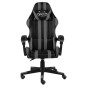 vidaXL Gaming-Stuhl Schwarz und Grau Kunstleder vidaXL Gaming-Stuhl Schwarz und Grau Kunstleder