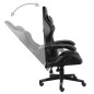 vidaXL Gaming-Stuhl Schwarz und Grau Kunstleder vidaXL Gaming-Stuhl Schwarz und Grau Kunstleder