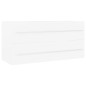vidaXL Waschbeckenunterschrank Weiß 100x38,5x48 cm Holzwerkstoff vidaXL Waschbeckenunterschrank Weiß 100x38,5x48 cm Holzwerkstoff