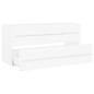 vidaXL Waschbeckenunterschrank Weiß 100x38,5x48 cm Holzwerkstoff vidaXL Waschbeckenunterschrank Weiß 100x38,5x48 cm Holzwerkstoff