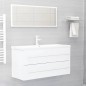 vidaXL Waschbeckenunterschrank Weiß 100x38,5x48 cm Holzwerkstoff vidaXL Waschbeckenunterschrank Weiß 100x38,5x48 cm Holzwerkstoff