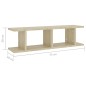 vidaXL Wandregale 2 Stk. Sonoma-Eiche 75x18x20 cm Holzwerkstoff vidaXL Wandregale 2 Stk. Sonoma-Eiche 75x18x20 cm Holzwerkstoff