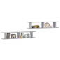vidaXL Wandregale 2 Stk. Betongrau 105x18x20 cm Holzwerkstoff vidaXL Wandregale 2 Stk. Betongrau 105x18x20 cm Holzwerkstoff