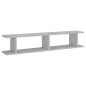vidaXL Wandregale 2 Stk. Betongrau 105x18x20 cm Holzwerkstoff vidaXL Wandregale 2 Stk. Betongrau 105x18x20 cm Holzwerkstoff