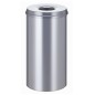 V-Part Papierkorb Selbstlöschend 50 L Silbern V-Part Papierkorb Selbstlöschend 50 L Silbern