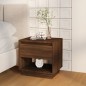 vidaXL Nachttisch Braun Eichen-Optik 45x34x44 cm Holzwerkstoff vidaXL Nachttisch Braun Eichen-Optik 45x34x44 cm Holzwerkstoff