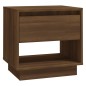 vidaXL Nachttisch Braun Eichen-Optik 45x34x44 cm Holzwerkstoff vidaXL Nachttisch Braun Eichen-Optik 45x34x44 cm Holzwerkstoff