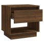 vidaXL Nachttisch Braun Eichen-Optik 45x34x44 cm Holzwerkstoff vidaXL Nachttisch Braun Eichen-Optik 45x34x44 cm Holzwerkstoff
