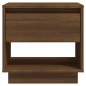 vidaXL Nachttisch Braun Eichen-Optik 45x34x44 cm Holzwerkstoff vidaXL Nachttisch Braun Eichen-Optik 45x34x44 cm Holzwerkstoff