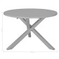 vidaXL 5-tlg. Essgruppe MDF Grau vidaXL 5-tlg. Essgruppe MDF Grau