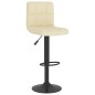 vidaXL Barhocker 2 Stk. Creme Stoff vidaXL Barhocker 2 Stk. Creme Stoff