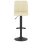 vidaXL Barhocker 2 Stk. Creme Stoff vidaXL Barhocker 2 Stk. Creme Stoff