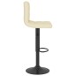 vidaXL Barhocker 2 Stk. Creme Stoff vidaXL Barhocker 2 Stk. Creme Stoff