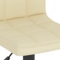 vidaXL Barhocker 2 Stk. Creme Stoff vidaXL Barhocker 2 Stk. Creme Stoff