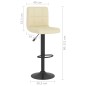 vidaXL Barhocker 2 Stk. Creme Stoff vidaXL Barhocker 2 Stk. Creme Stoff