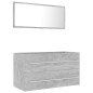 vidaXL 2-tlg. Badmöbel-Set Betongrau Holzwerkstoff vidaXL 2-tlg. Badmöbel-Set Betongrau Holzwerkstoff
