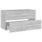 vidaXL 2-tlg. Badmöbel-Set Betongrau Holzwerkstoff vidaXL 2-tlg. Badmöbel-Set Betongrau Holzwerkstoff
