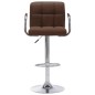 vidaXL Barhocker 2 Stk. Braun Stoff vidaXL Barhocker 2 Stk. Braun Stoff