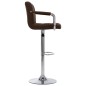 vidaXL Barhocker 2 Stk. Braun Stoff vidaXL Barhocker 2 Stk. Braun Stoff