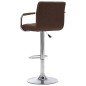 vidaXL Barhocker 2 Stk. Braun Stoff vidaXL Barhocker 2 Stk. Braun Stoff